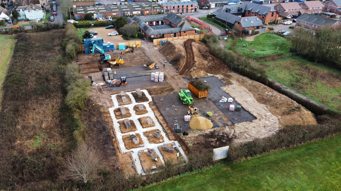 Commercial groundworks and civils site